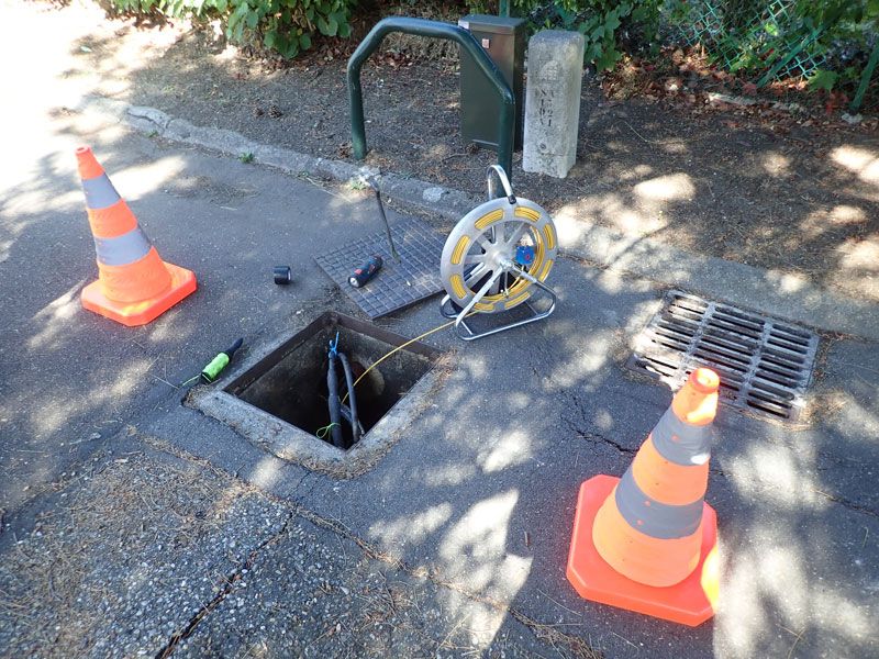 Localisation de réseau télécom pour passage de fibre optique dans l'Oise Localisation de réseau télécom pour passage de fibre optique dans l'Oise
