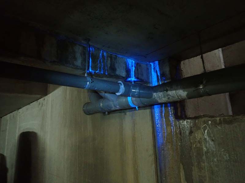 Recherche d’infiltration d’eau en sous-sol