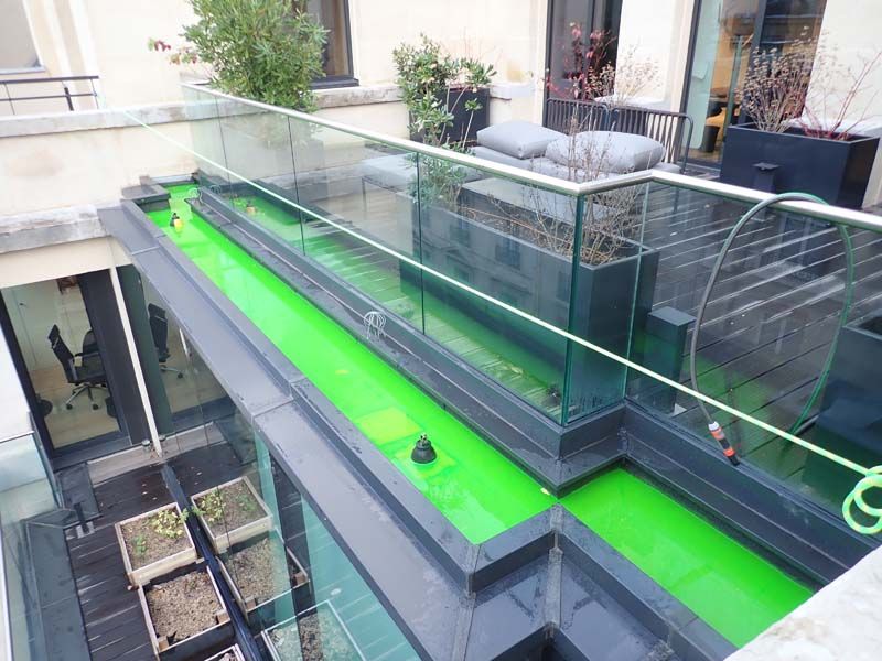 Recherche d’infiltration d’eau sur terrasse et balcon Recherche d’infiltration d’eau sur terrasse et balcon